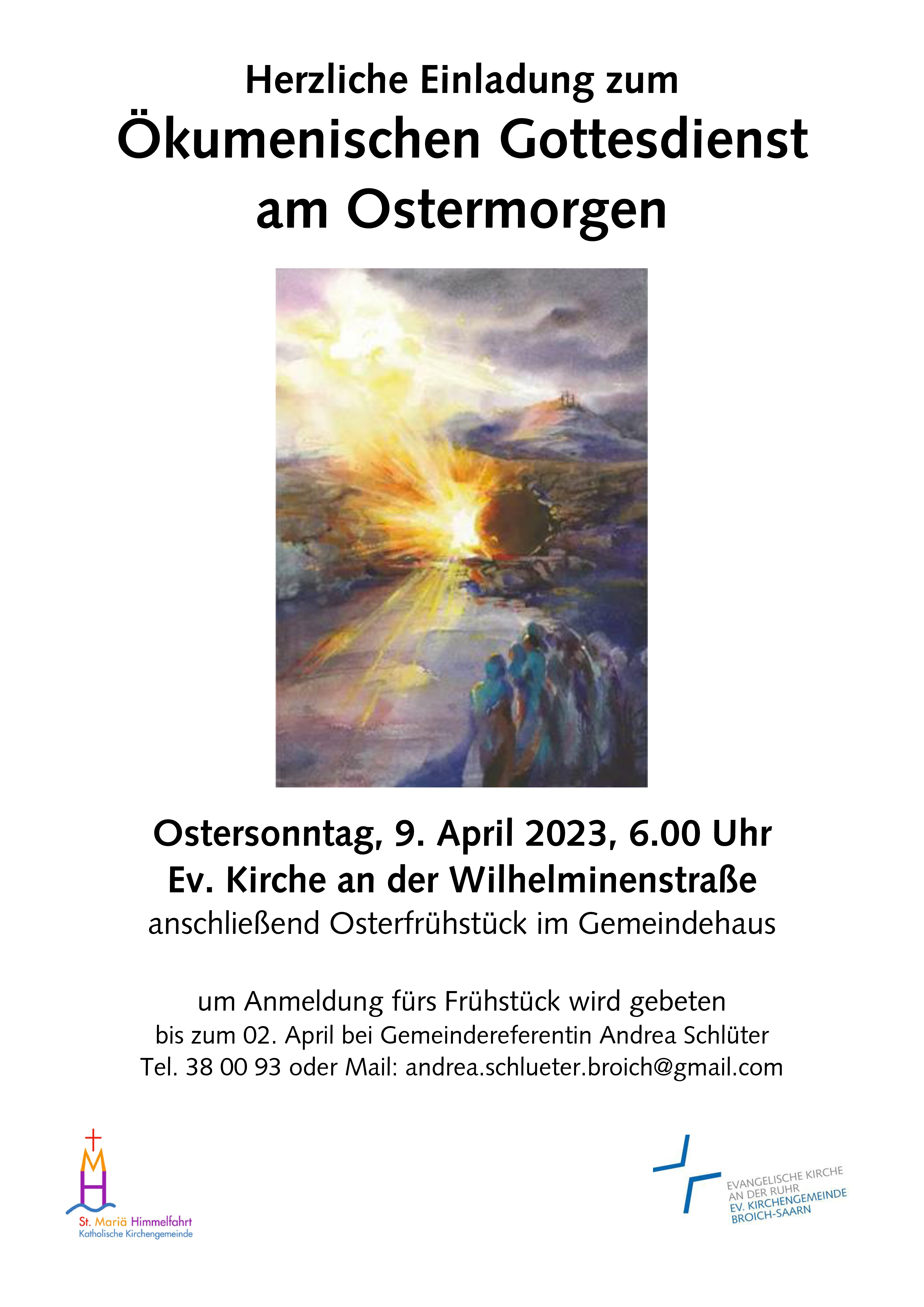 Plakat ök Ostergottesdienst 2023