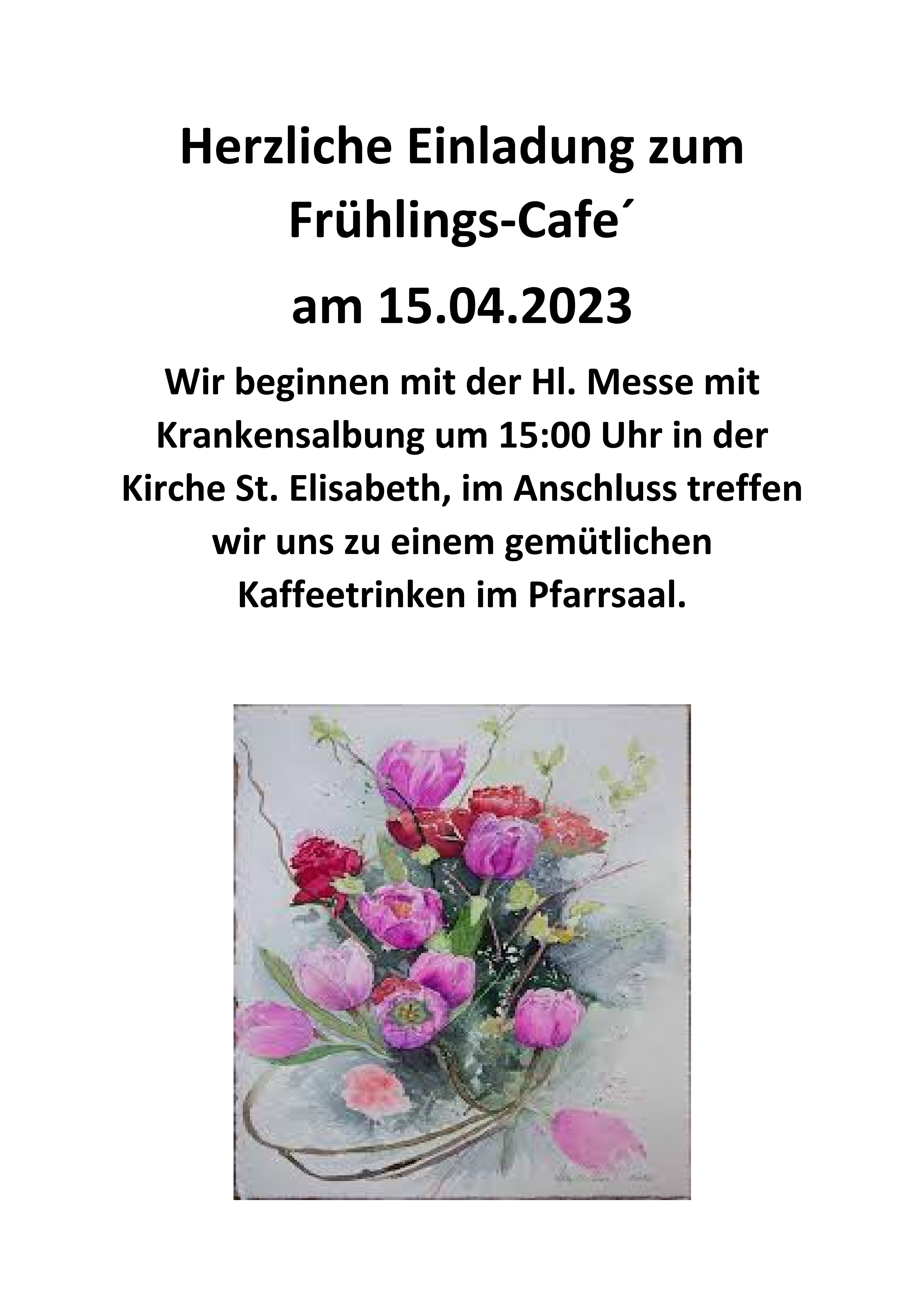 Fruehlingscafe St. Elisabeth